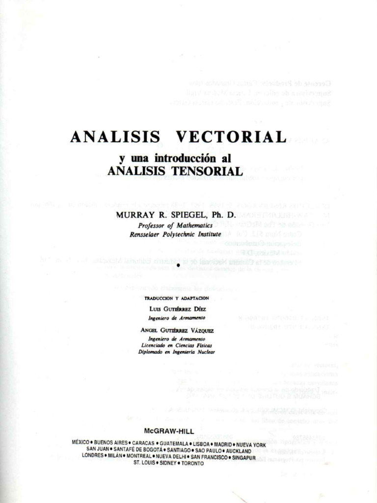 Analisis Vectorial | PDF