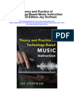 Theory and Practice of Technology Based Music Instruction Second Edition Jay Dorfman Full Chapter