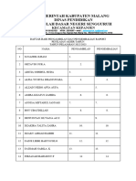 Daftar Hari Pengambilan Dan Pengembalian Raport