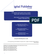 Tratamiento Interceptivo de Los Caninos Impactados. Revisión de Literatura Interceptive Treatment of Impacted Canines. Literature Review