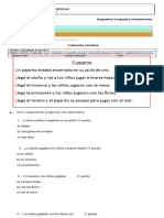 Prueba Comprension Lectora