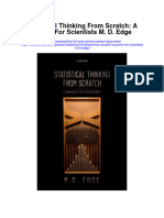 Download Statistical Thinking From Scratch A Primer For Scientists M D Edge all chapter