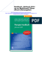 Download Therapie Handbuch Jahrbuch 2019 Mit Zugang Zur Medizinwelt Tilman Sauerbruch Herausgeber full chapter