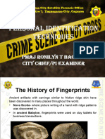 Fingerprint History