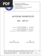 DG - MT-01 Autocad Shortcuts