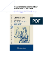 Examples Explanations Criminal Law 8Th Edition John Q La Fond Full Chapter