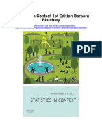 Statistics in Context 1St Edition Barbara Blatchley All Chapter