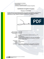 Leonardo Certificado de Marcas e Registros - Inpi
