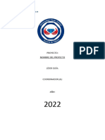 MODELO DE Proyecto 2021