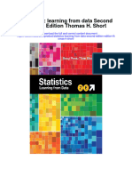 Download Statistics Learning From Data Second Edition Edition Thomas H Short all chapter