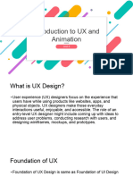 Unit 6 - Intro To UX and Animation