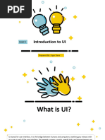 Unit 5 - Intro To Ui