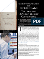 Estándares de Calidad para Productos Botánicos. El Legado de La USP-200 Años de Contribuciones. Original en Inglés.