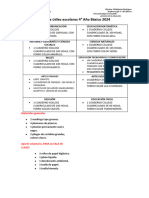 Lista de Útiles Escolares 4° Básico