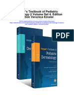 Harpers Textbook of Pediatric Dermatology 2 Volume Set 4 Edition Edition Veronica Kinsler Full Chapter