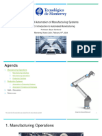 Class #3. Introduction To Automated Manufacturing. 19-Feb-24
