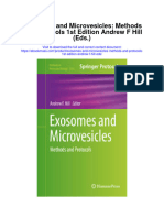 Download Exosomes And Microvesicles Methods And Protocols 1St Edition Andrew F Hill Eds full chapter
