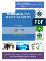 Modul KEBIJAKAN DAN DASAR-DASAR K3