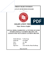 Graduation Thesis: Foreign Trade University Faculty of Business English