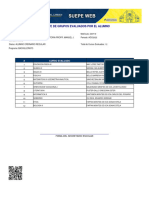 Reporte de Grupos Evaluados Por El Alumno: # Curso Evaluado Docente