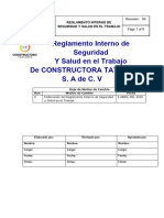 2 Reglamento Interno de Seguridad CONSTRUCTORA AYASCA