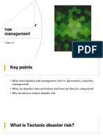 Topic 3.1 - Achieveing Sustainable Development Through Disaster Risk Management