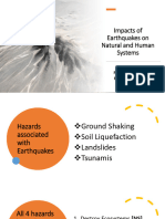 Topic 2.4 - Impacts of Earthquakes On Natural and Human