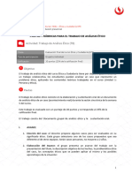 Pautas y Rúbricas para El Trabajo de Análisis Ético 2024