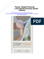 Sticky Power Global Financial Networks in The World Economy Daniel Haberly 2 All Chapter