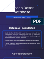 Pert 1 - Konsep Dasar Database
