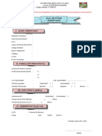 Ficha de Datos Personales