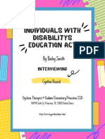 Individuals With Disabilitys Act 1