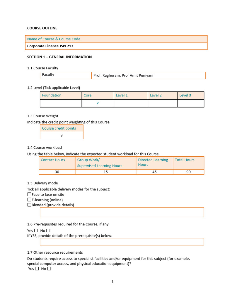 Corporate finance course outine 2 0 arp pdf capital budgeting