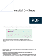 Non-sinusoidal Oscillators