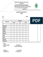 Tabel Monitoring Pemeliharaan Pompa Air