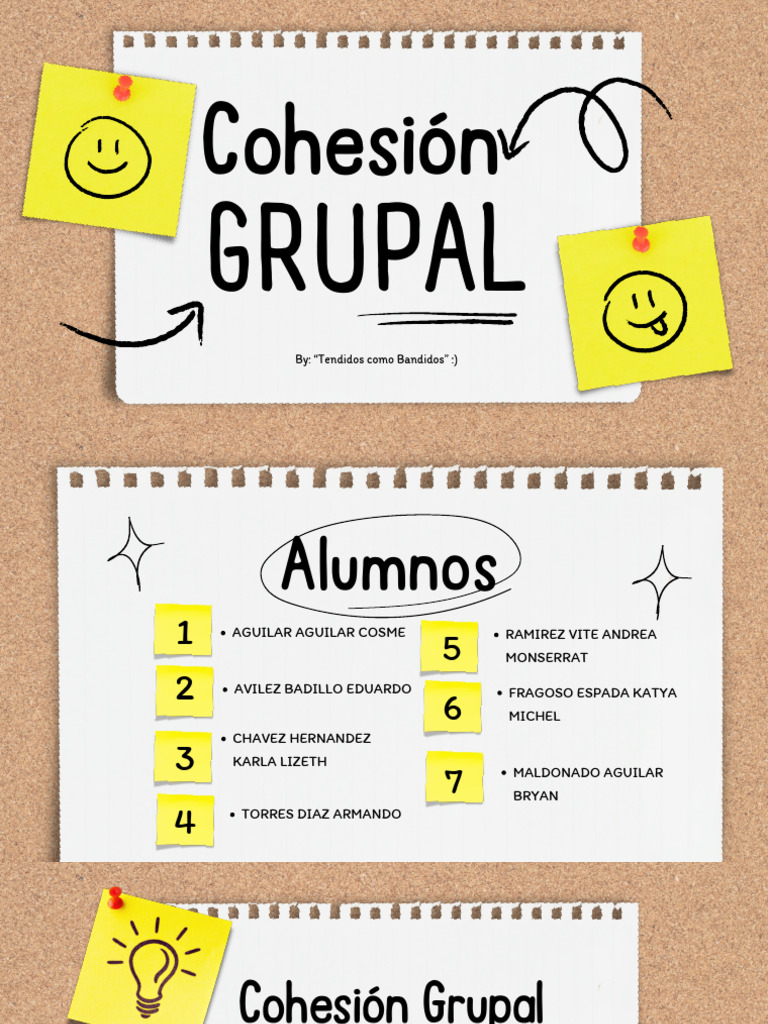 Importancia de la Cohesión Grupal | PDF | Psicología Social | Procesos ...