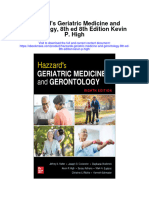 Hazzards Geriatric Medicine and Gerontology 8Th Ed 8Th Edition Kevin P High Full Chapter