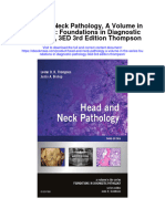 Head and Neck Pathology A Volume in The Series Foundations in Diagnostic Pathology 3ed 3Rd Edition Thompson Full Chapter