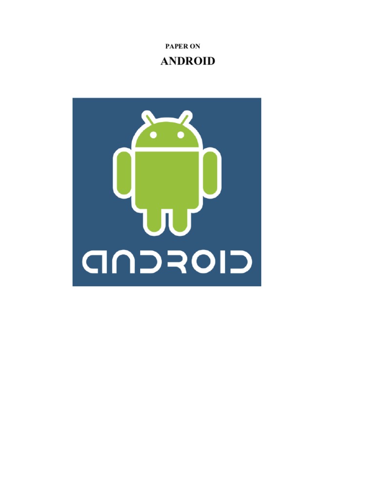 Android | PDF | Computers