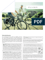 FLYER E-Bikes Bedienungsanleitung Panasonic MY2015 de