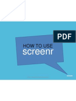 How To Use Screenr