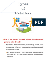 Types of Retailers - 3
