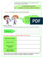 Ficha-Viern-Cyt-La Investigación Científica Conocemos Los Pasos Del Método Cientifico - Jezabel Camargo-Único Contacto-978387435