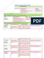 Documento de Planeación Del Curso Formativo