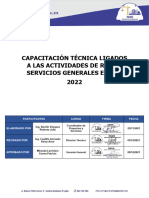 CAPACITACIÓN TÉCNICA RB & M SERVICIOS GENERALES E.I.R.L.