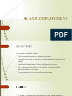 Macroeconomics Report (Labor and Unemployment)