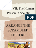 Lesson VII the Human Person in Society