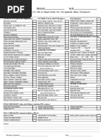 School Bus Preventive Maintenance Checklist Sample