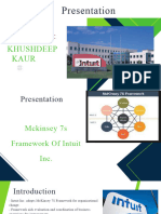 Mckinsey 7s Framework of Intuit Inc. Presentation 1
