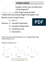 2 FUNGSI LINEAR - Matematika Ekonomi